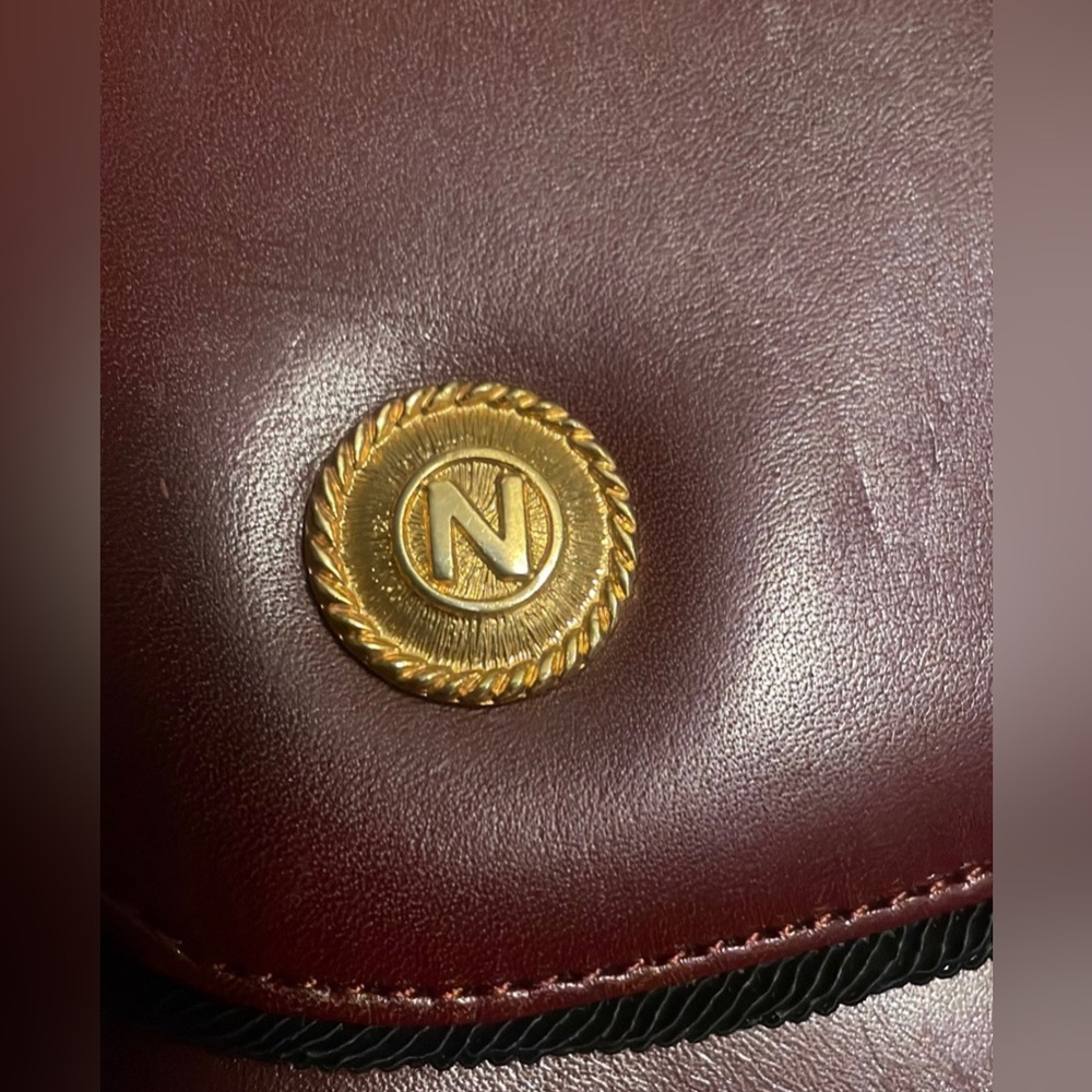 Vintage Preowned Albert Nipon Red Cross Body Enve… - image 7